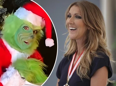 celine dion shares grinch parody and sings all by myself in festive christmas eve video