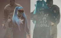 kanye west brings out daughter north on stage during los angeles concert