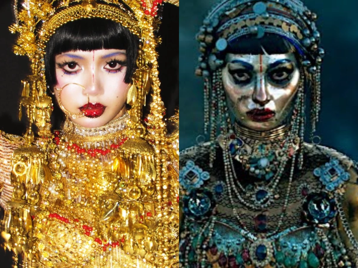 blackpink s lisa channels golden jibaro for halloween 2025 in netflix inspired look