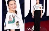 ms rachel wears dress honouring children of gaza at 2025 glamour women of the year awards
