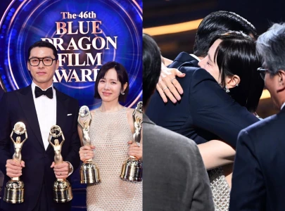 hyun bin and son ye jin s interactions amid top wins at blue dragon awards have fans swooning hyun bin and son ye jin s interactions amid top wins at blue dragon awards have fans swooning