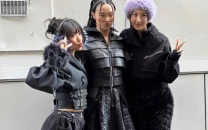 huntrix singers perform kpop demon hunters hit golden live at macy s thanksgiving parade in nyc