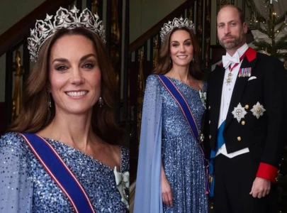 kate middleton wears her largest tiara yet for windsor castle state banquet kate middleton wears her largest tiara yet for windsor castle state banquet