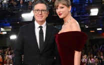 taylor swift styles burgundy minidress reveals personal favourite songs on stephen colbert s show taylor swift styles burgundy minidress reveals personal favourite songs on stephen colbert s show