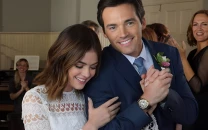 lucy hale and ian harding to reunite on screen for holiday rom com the twelve dates of christmas lucy hale and ian harding to reunite on screen for holiday rom com the twelve dates of christmas