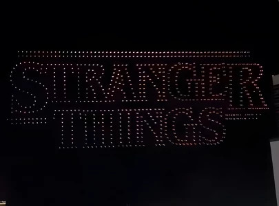 stranger things drone show lights up las vegas strip ahead of series finale