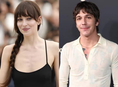 dakota johnson and role model seen holding hands during dinner outing in los angeles dakota johnson and role model seen holding hands during dinner outing in los angeles