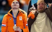 jake paul reveals emotional reaction to fianc e jutta leerdam s speed skating olympic win