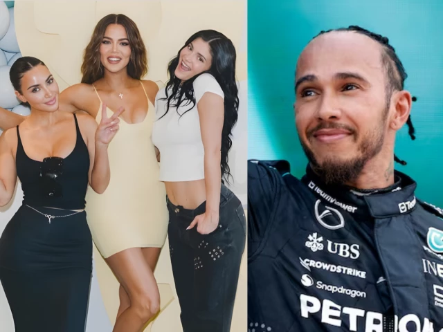 Lewis Hamilton allegedly caught hanging out with Kim Kardashian's family after Super Bowl appearance