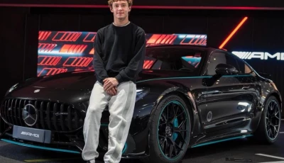 f1 prospect kimi antonelli crashes limited edition mercedes amg gt days after receiving it