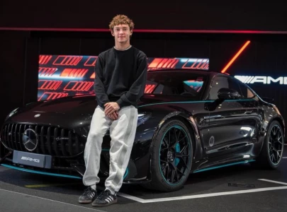 f1 prospect kimi antonelli crashes limited edition mercedes amg gt days after receiving it