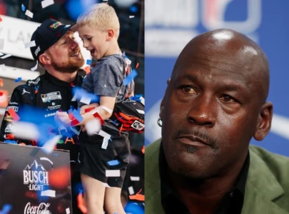 nascar s tyler reddick addresses michael jordan viral moment with son after daytona 500 win nascar s tyler reddick addresses michael jordan viral moment with son after daytona 500 win