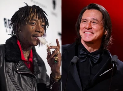 wiz khalifa reacts to jim carrey clone rumours after c sar awards appearance