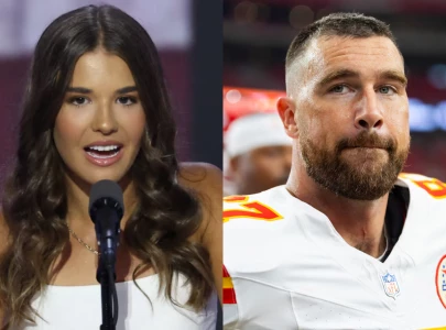 travis kelce sparks buzz after being seen talking to kai trump at tgl golf event in florida