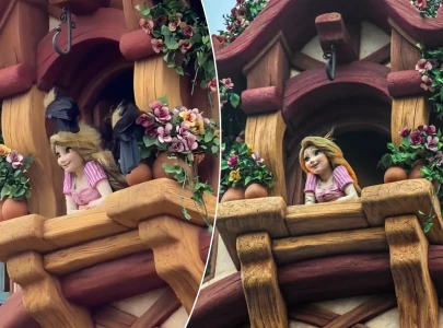 rapunzel animatronic s hair gets eaten by crows at tokyo disneysea ride