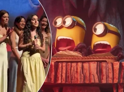 minionese performances of olivia rodrigo queen and jackson 5 s songs go viral at minions monsters premiere minionese performances of olivia rodrigo queen and jackson 5 s songs go viral at minions monsters premiere