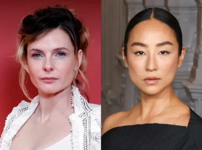 rebecca ferguson and greta lee spark buzz after being spotted filming lesbian rom com in london