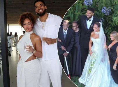 karl anthony towns marries jordyn woods in malibu wedding with high profile guests in attendance