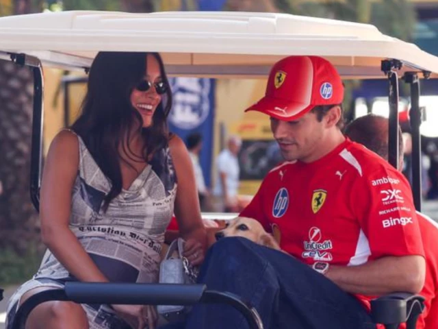 Charles Leclerc faces fan criticism over awkward moment with pregnant wife Alexandra