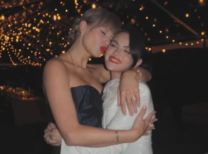 taylor swift shares sweet wedding moment with selena gomez in new photo posted by benny blanco taylor swift shares sweet wedding moment with selena gomez in new photo posted by benny blanco