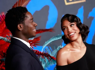 lori harvey and damson idris share intimate moment at paris fashion week after event