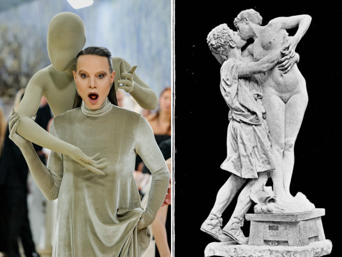 Jordan Roth in Robert Wun (Reuters) inspired by Pygmalion and Galatea (Jean Léon Gérôme)