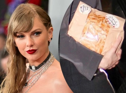 taylor swift gifts homemade sourdough to haim sisters and sombr during la dinner