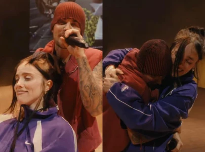 justin bieber brings billie eilish on stage for one less lonely girl during coachella weekend 2 set