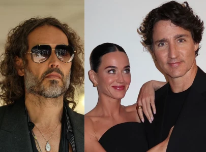 russell brand thinks ex katy perry could come to her senses any minute over new partner justin trudeau