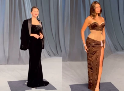 hailey bieber and selena gomez attend academy museum gala after online row hailey bieber and selena gomez attend academy museum gala after online row