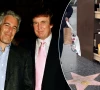 protesters add epstein files display to donald trump s hollywood walk of fame star