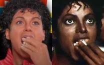 jaafar jackson recreates iconic michael jackson popcorn meme to mark biopic s success