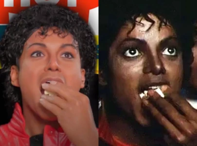 jaafar jackson recreates iconic michael jackson popcorn meme to mark biopic s success