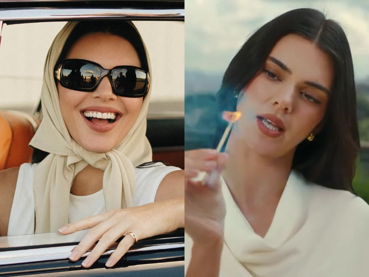 kendall jenner jokes about ex boyfriends and dating curse in super bowl 2026 fanatics advert