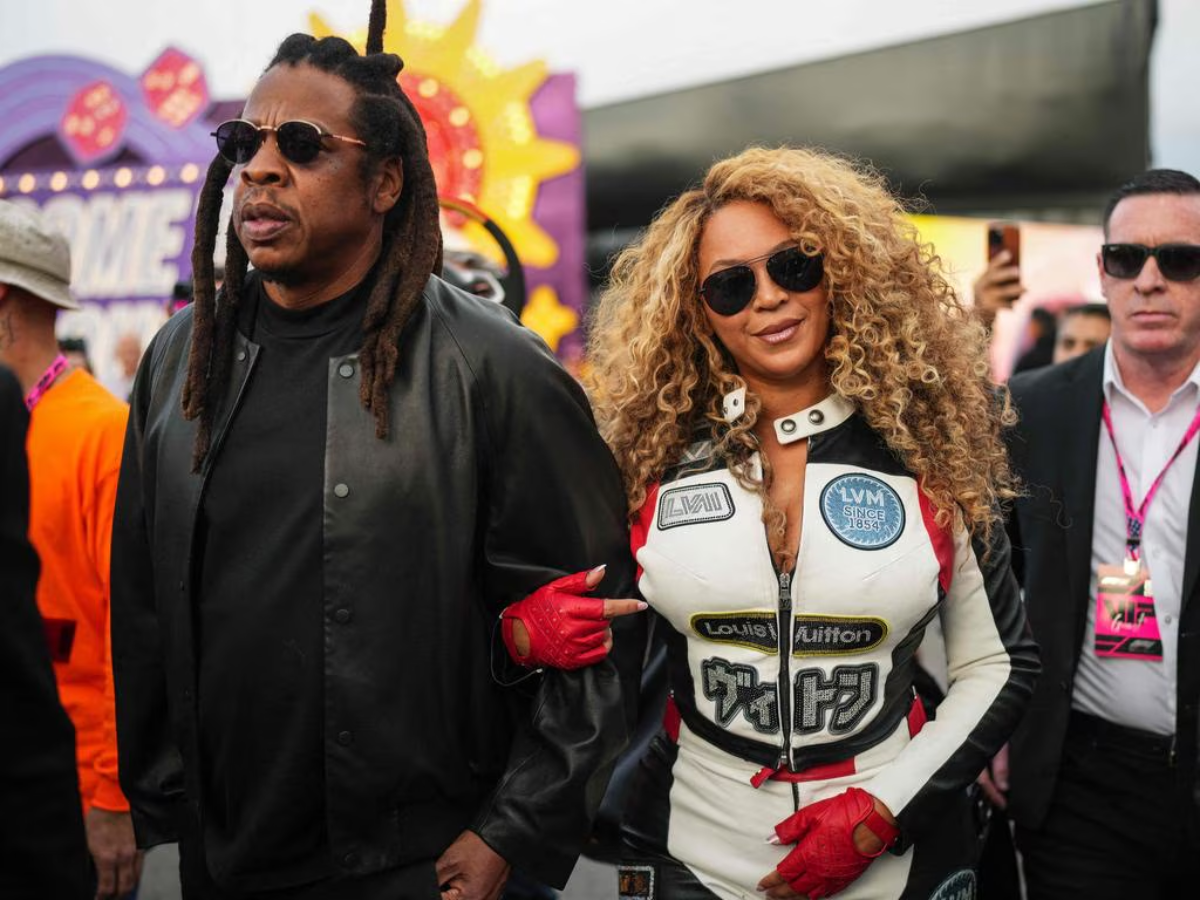 Beyoncé joins Lewis Hamilton for hot lap at Las Vegas Grand Prix