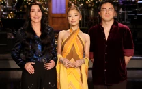 ariana grande hosts year end saturday night live episode with musical guest cher