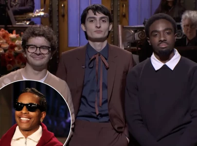 finn wolfhard hosts snl alongside gaten matarazzo and caleb mclaughlin with musical guest a ap rocky
