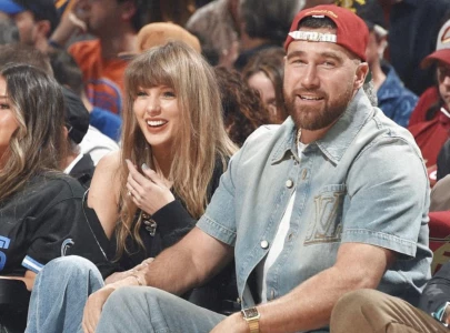 travis kelce sparks backlash after wild courtside moment beside taylor swift travis kelce sparks backlash after wild courtside moment beside taylor swift