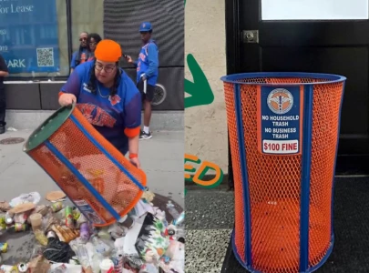 ex jpmorgan chase executive returns knicks trash can faces fines after losing job
