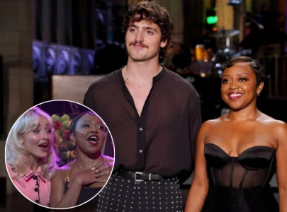 snl musical guest benson boone shines with quinta brunson alongside sabrina carpenter s surprise cameo snl musical guest benson boone shines with quinta brunson alongside sabrina carpenter s surprise cameo