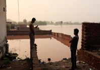 flood water in river ravi in punjab photo afp flood water in river ravi in punjab photo afp