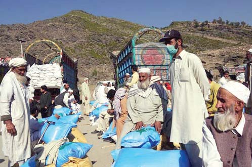 flood relief farm equipment distributed