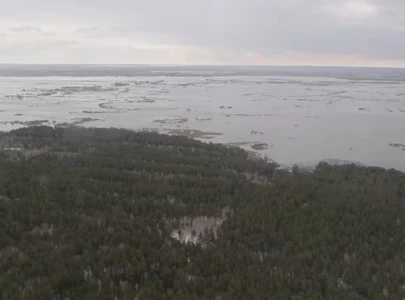 hundreds of houses plots flooded in russia s kurgan region