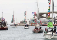 the flotilla set sail in recent weeks from marseille in france barcelona in spain and syracuse in italy afp