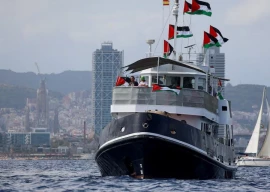 pakistanis global activists reach tunisia to sail for gaza on sumud flotilla pakistanis global activists reach tunisia to sail for gaza on sumud flotilla
