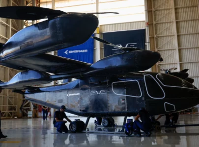 flying taxi prototype unveiled by embraer s eve flying taxi prototype unveiled by embraer s eve