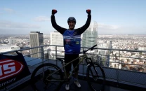 social media star fontenoy breaks world record cycling up eiffel tower social media star fontenoy breaks world record cycling up eiffel tower