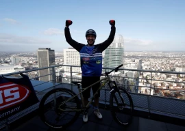 social media star fontenoy breaks world record cycling up eiffel tower social media star fontenoy breaks world record cycling up eiffel tower