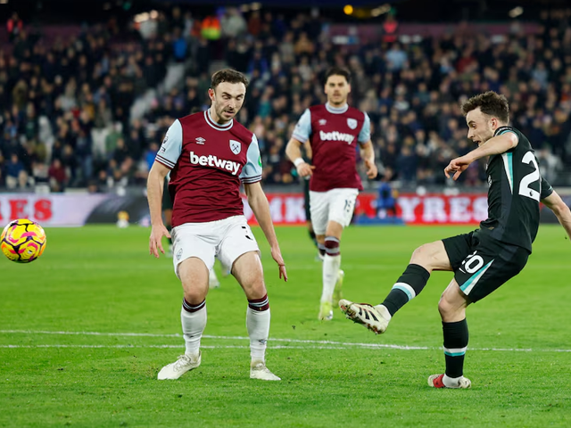 liverpool s diogo jota scores their fifth goal photo reuters