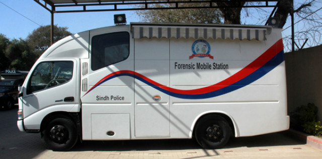 the sindh police now have all the neccessary equipment to investigate crimes in the metropolis photo athar khan express the sindh police now have all the neccessary equipment to investigate crimes in the metropolis photo athar khan express